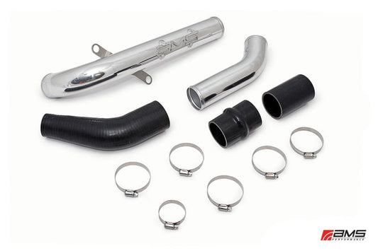 AMS Performance 08-15 Mitsubishi EVO X Upper I/C Pipe - Polished - Crew Original