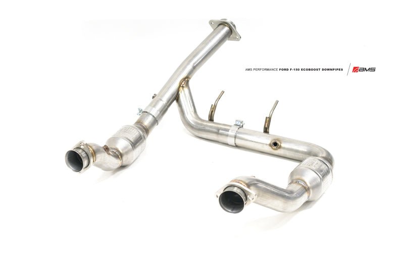 AMS Performance 2015+ Ford F-150 3.5L Ecoboost (Excl Raptor) Federal EPA Compliant Catted Downpipe - Crew Original