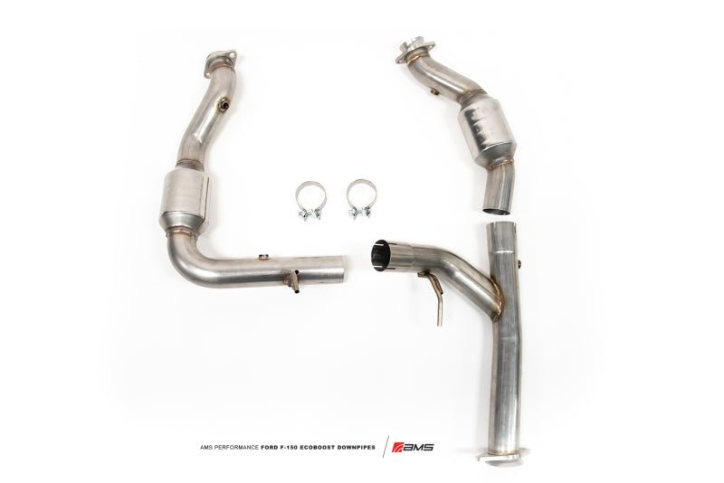 AMS Performance 2015+ Ford F-150 3.5L Ecoboost (Excl Raptor) Federal EPA Compliant Catted Downpipe - Crew Original