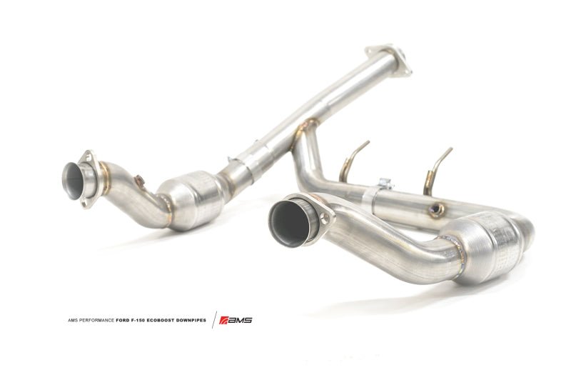 AMS Performance 2015+ Ford F-150 3.5L Ecoboost (Excl Raptor) Federal EPA Compliant Catted Downpipe - Crew Original