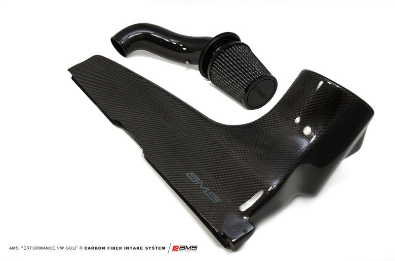 AMS Performance 2015+ VW Golf R MK7 Carbon Fiber Intake - Crew Original