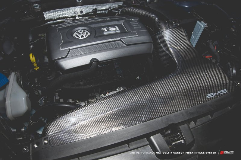 AMS Performance 2015+ VW Golf R MK7 Carbon Fiber Intake - Crew Original