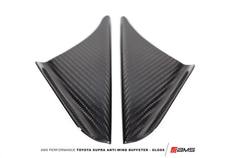 AMS Performance 2020+ Toyota GR Supra Anti-Wind Buffeting Kit - Gloss Carbon - Crew Original