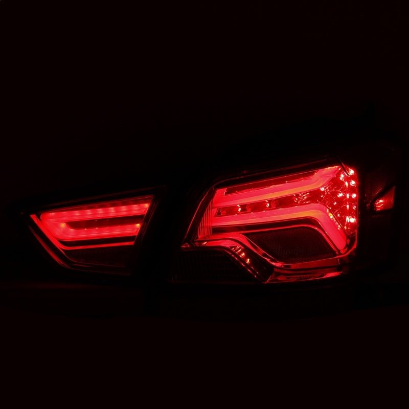 ANZO 14-18 Chevrolet Impala LED Taillights Red/Clear - Crew Original