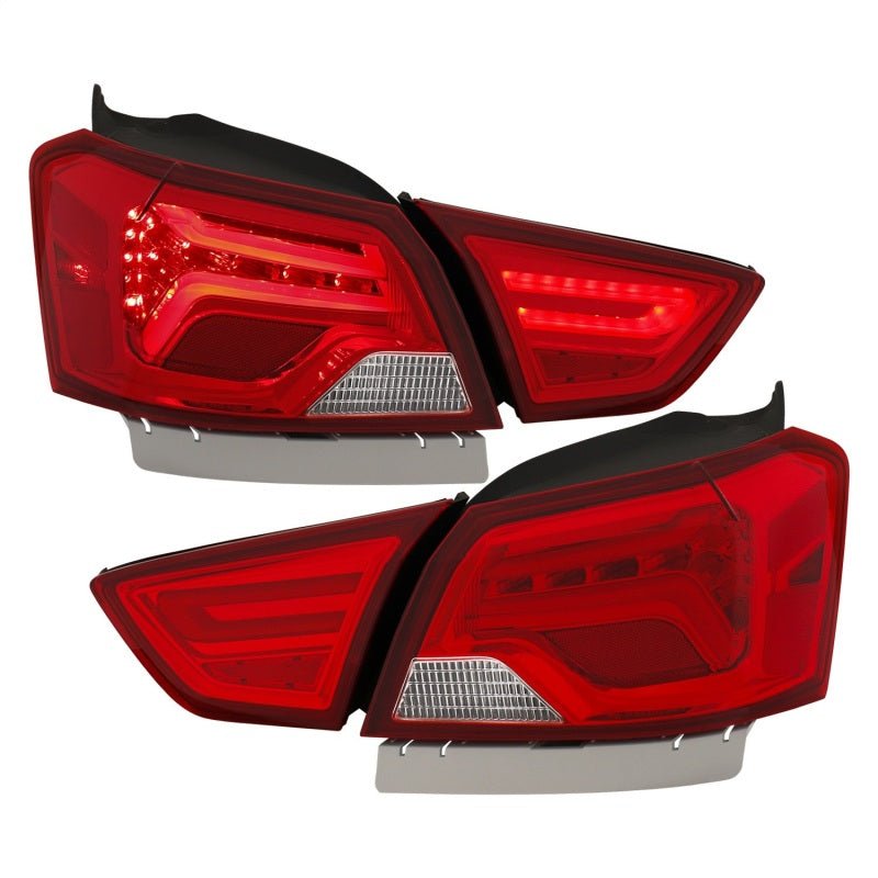 ANZO 14-18 Chevrolet Impala LED Taillights Red/Clear - Crew Original