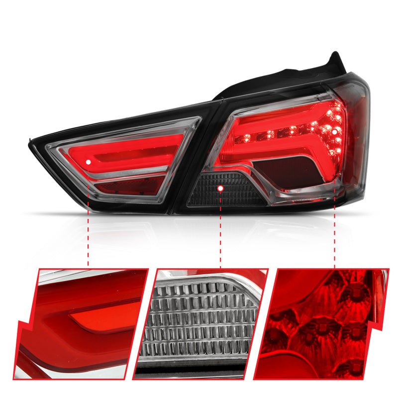 ANZO 14-18 Chevrolet Impala LED Taillights Smoke - Crew Original