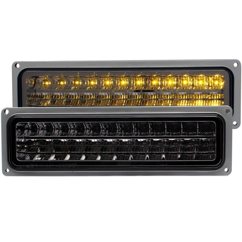 ANZO 1988-1998 Chevrolet C1500 LED Parking Lights Smoke - Crew Original