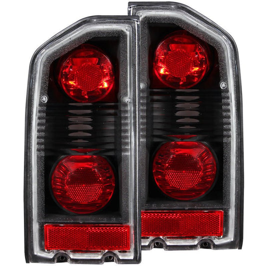 ANZO 1988-1998 Suzuki Vitara Taillights Black - Crew Original