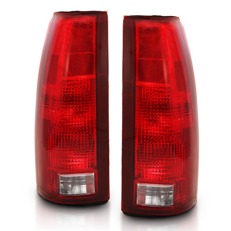 ANZO 1988-1999 Chevy C1500 Taillight Red/Clear Lens w/ Circuit Board(OE Replacement) - Crew Original