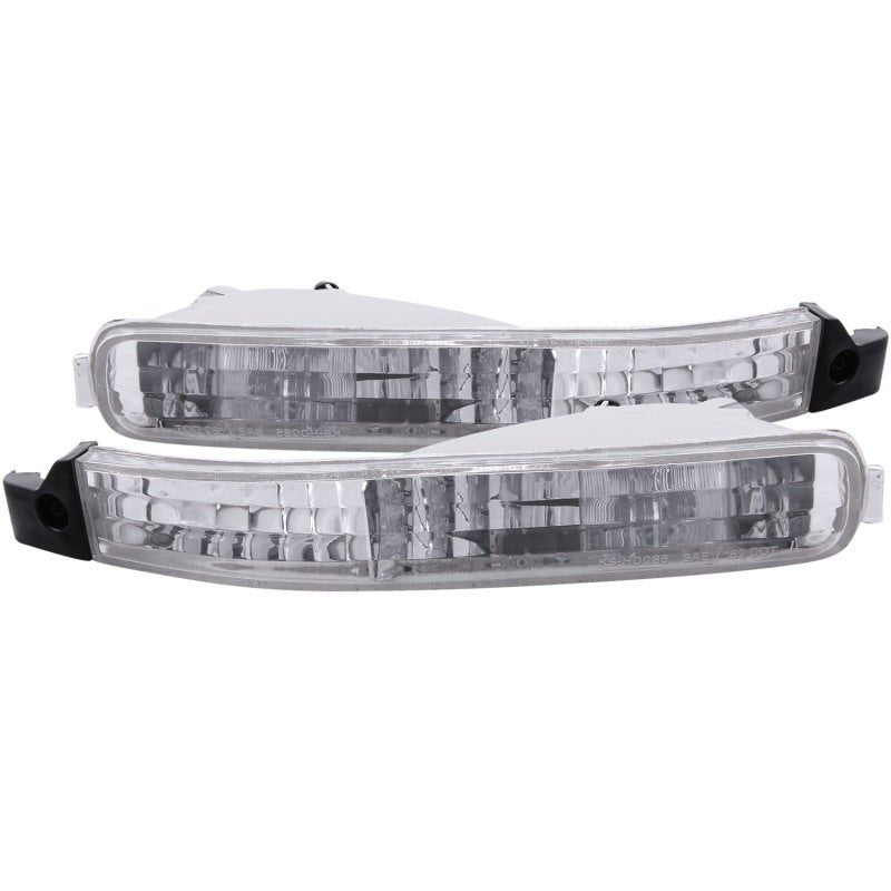 ANZO 1992-1993 Honda Accord Euro Parking Lights Chrome - Crew Original