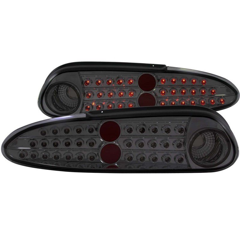 ANZO 1993-2002 Chevrolet Camaro LED Taillights Smoke - Crew Original