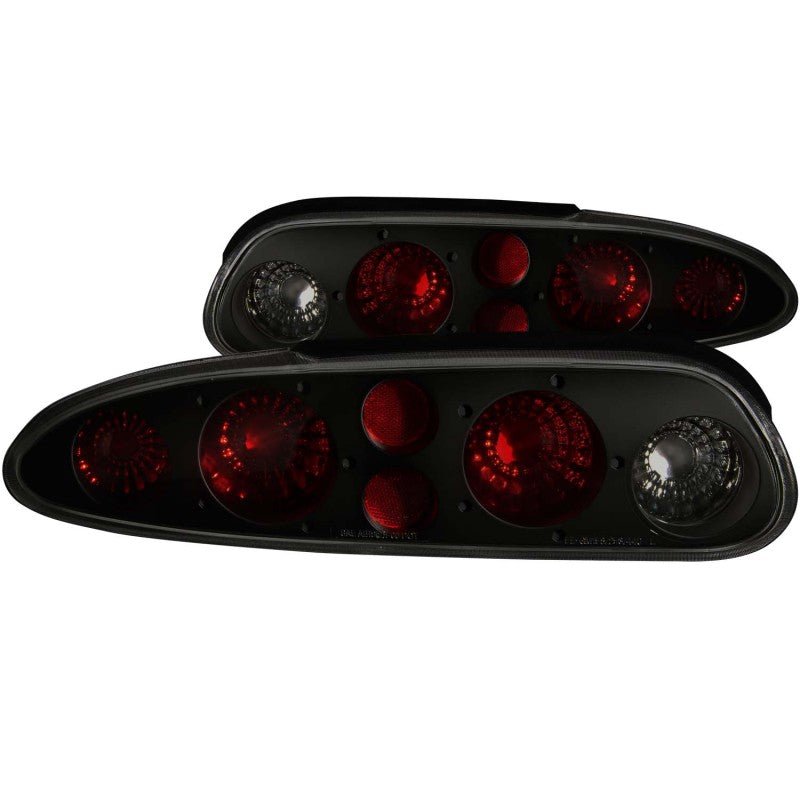 ANZO 1993-2002 Chevrolet Camaro Taillights Dark Smoke - Crew Original