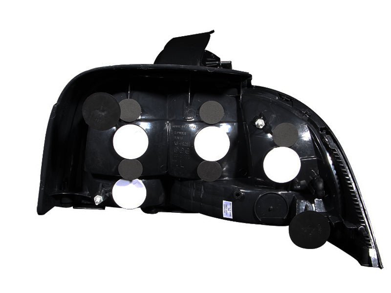 ANZO 1994-1998 Ford Mustang Taillights Black - Crew Original