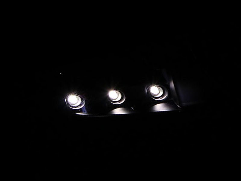 ANZO 1994-2001 Dodge Ram Crystal Headlights Black - Crew Original