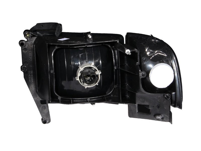 ANZO 1994-2001 Dodge Ram Crystal Headlights Black - Crew Original