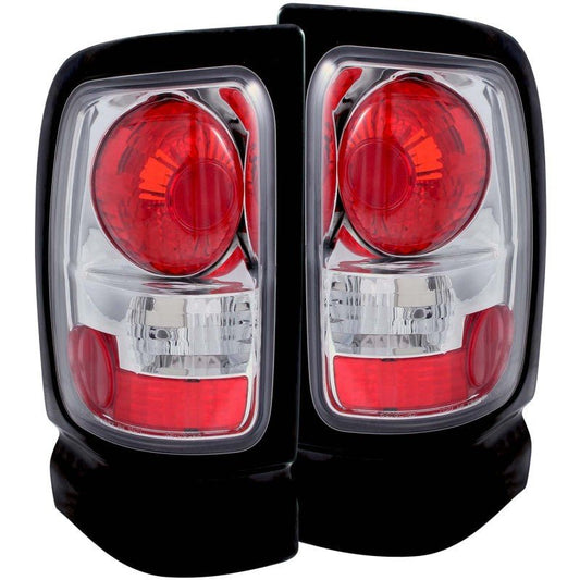 ANZO 1994-2001 Dodge Ram Taillights Chrome - Crew Original