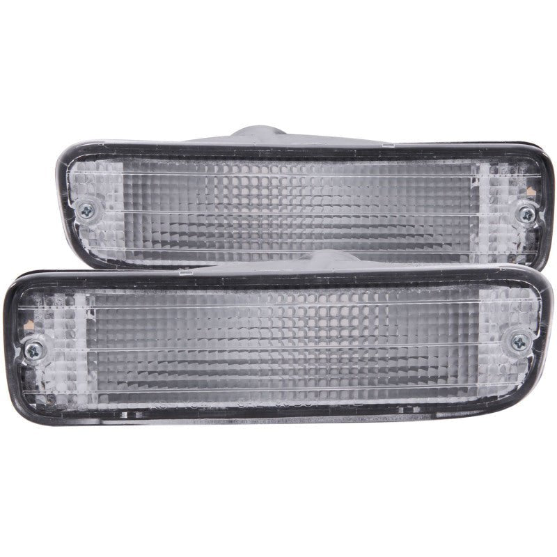 ANZO 1995-1997 Toyota Tacoma Euro Parking Lights Chrome - Crew Original