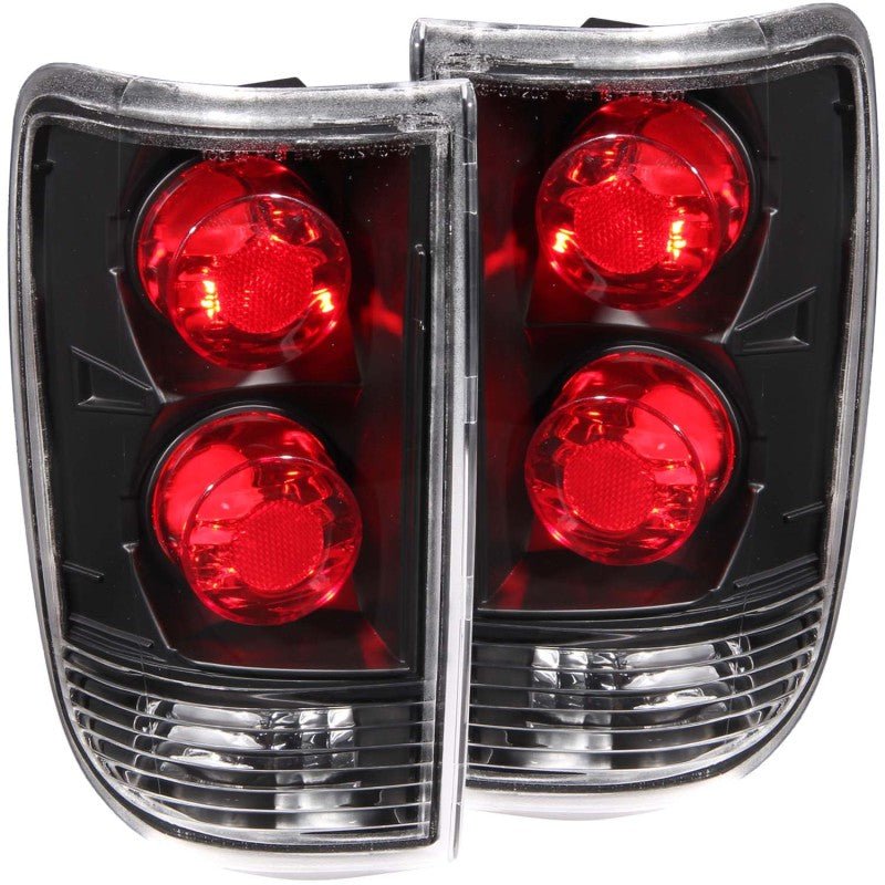 ANZO 1995-2005 Chevrolet Blazer Taillights Dark Smoke - Crew Original