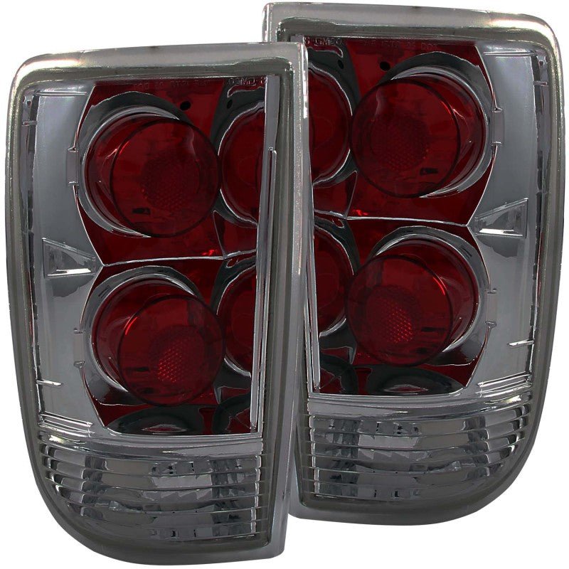 ANZO 1995-2005 Chevrolet Blazer Taillights Smoke - Crew Original