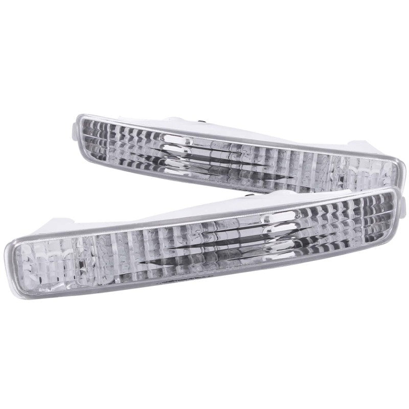 ANZO 1996-1997 Honda Accord Euro Parking Lights Chrome - Crew Original