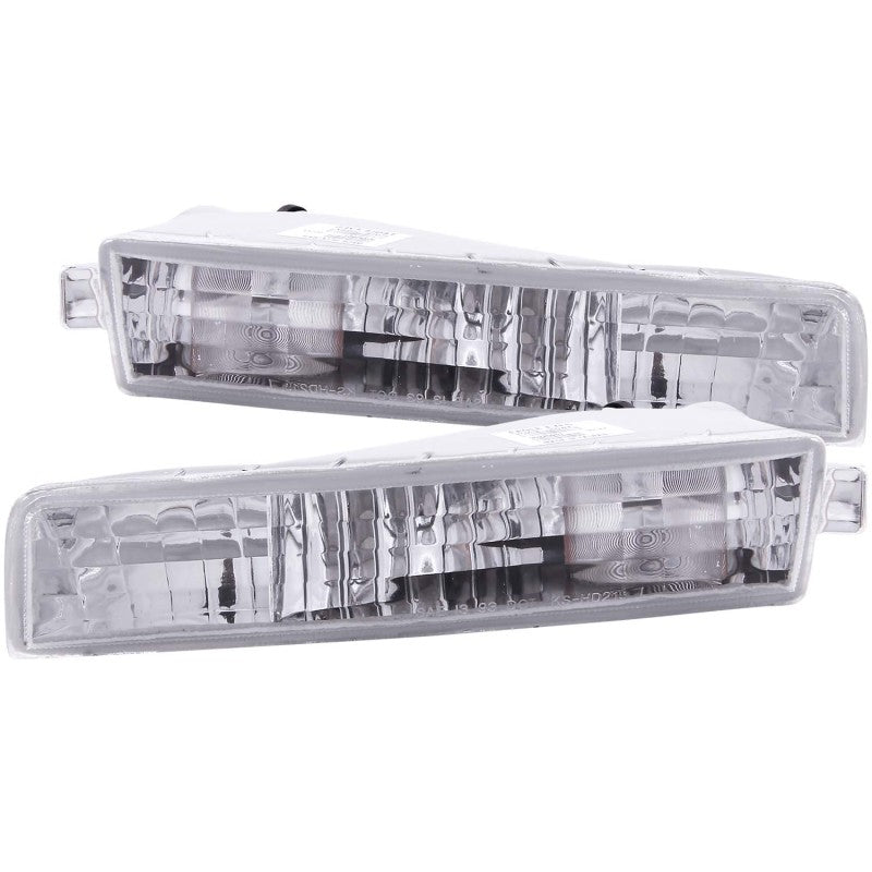 ANZO 1997-2001 Honda Prelude Euro Parking Lights Chrome - Crew Original