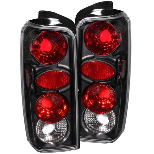 ANZO 1997-2001 Jeep Cherokee Taillights Black - Crew Original