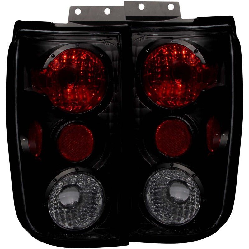 ANZO 1997-2002 Ford Expedition Taillights Smoke - Crew Original