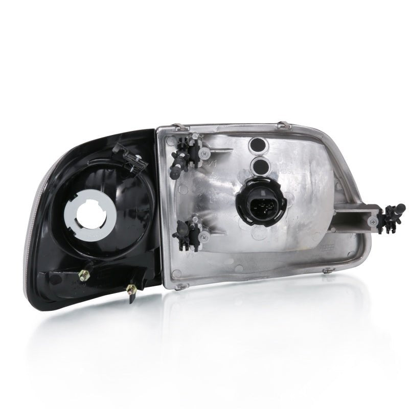 ANZO 1997-2003 Ford F-150 Crystal Headlight G2 Clear With Parking Light - Crew Original