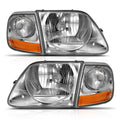 ANZO 1997-2003 Ford F-150 Crystal Headlight G2 Clear With Parking Light - Crew Original