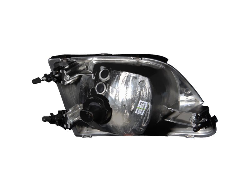 ANZO 1997-2003 Ford F-150 Crystal Headlights Chrome - Crew Original