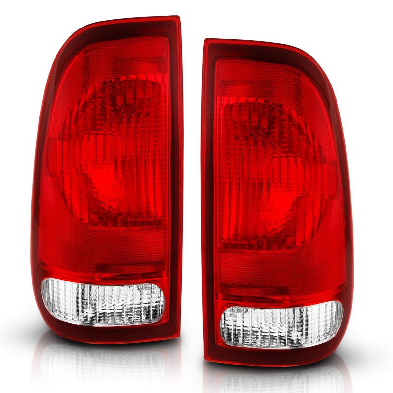 ANZO 1997-2003 Ford F-150 Taillight Red/Clear Lens (OE Replacement) - Crew Original