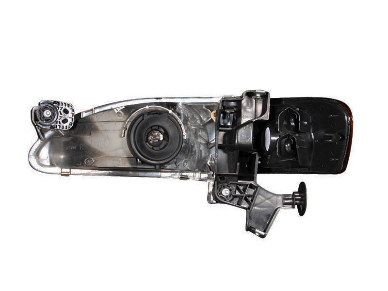 ANZO 1998-2000 Toyota Corolla Crystal Headlights Black - Crew Original