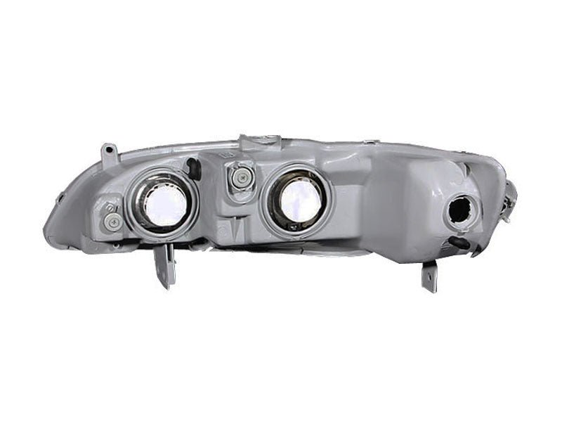 ANZO 1998-2002 Honda Accord Crystal Headlights Black - Crew Original