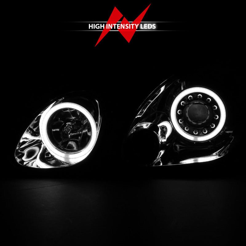 ANZO 1998-2005 Lexus Gs300 Projector Headlights w/ Halo Chrome - Crew Original