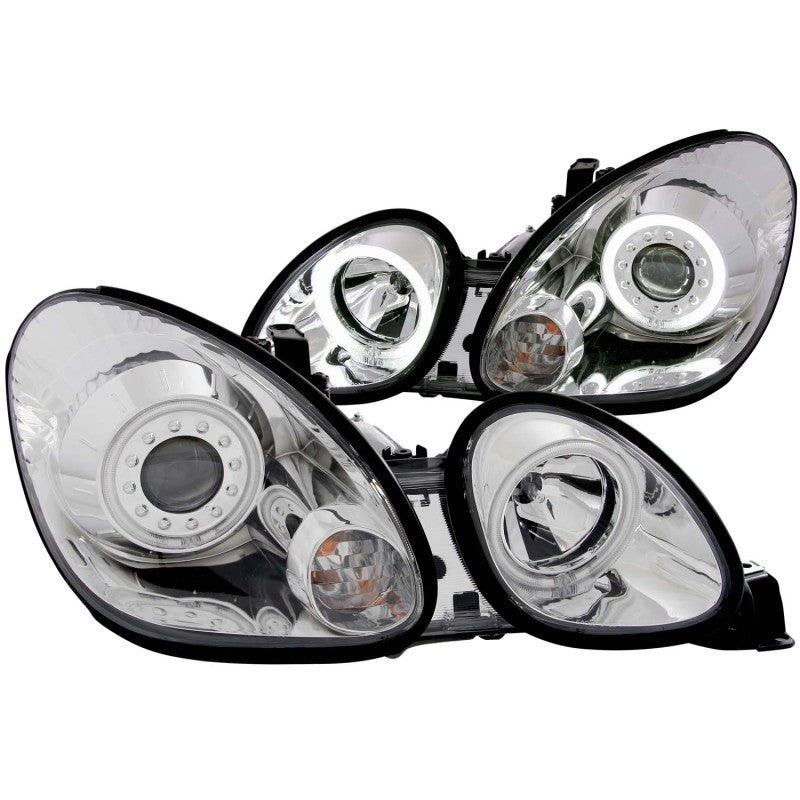 ANZO 1998-2005 Lexus Gs300 Projector Headlights w/ Halo Chrome - Crew Original