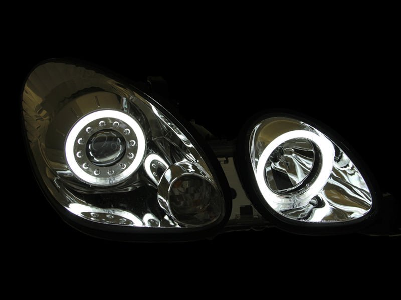 ANZO 1998-2005 Lexus Gs300 Projector Headlights w/ Halo Chrome - Crew Original