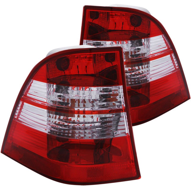 ANZO 1998-2005 Mercedes Benz M Class W163 Taillights Chrome - Crew Original