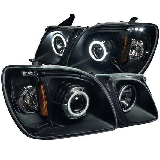 ANZO 1998-2007 Lexus Lx470 Projector Headlights w/ Halo Black (CCFL) - Crew Original