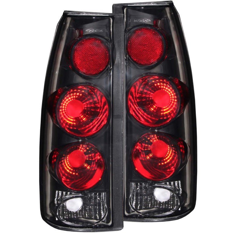 ANZO 1999-2000 Cadillac Escalade Taillights Dark Smoke 3D Style - Crew Original