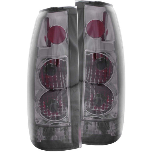 ANZO 1999-2000 Cadillac Escalade Taillights Smoke G2 - Crew Original