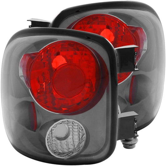 ANZO 1999-2004 Chevrolet Silverado Taillights Smoke - Crew Original