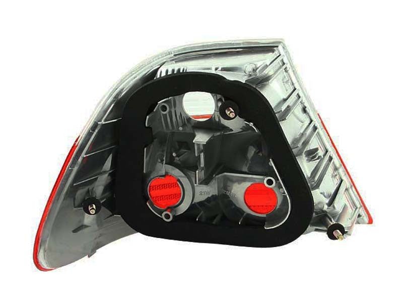 ANZO 2000-2003 BMW 3 Series E46 Taillights Red/Smoke - Outer - Crew Original