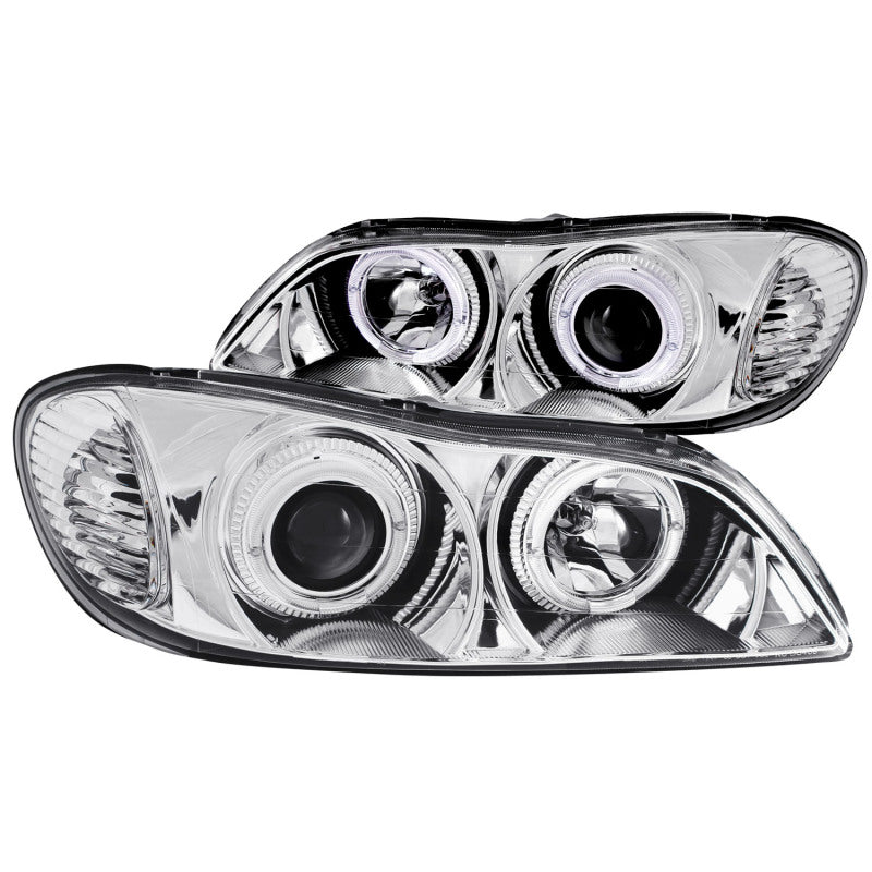 ANZO 2000-2004 Infiniti I30 Projector Headlights w/ Halo Chrome - Crew Original