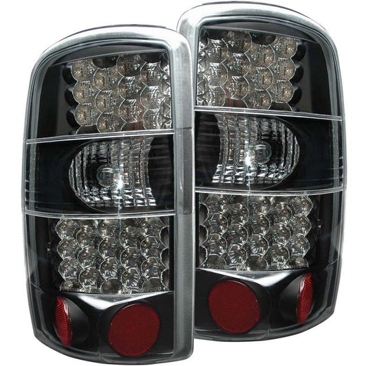 ANZO 2000-2006 Chevrolet Suburban LED Taillights Black - Crew Original