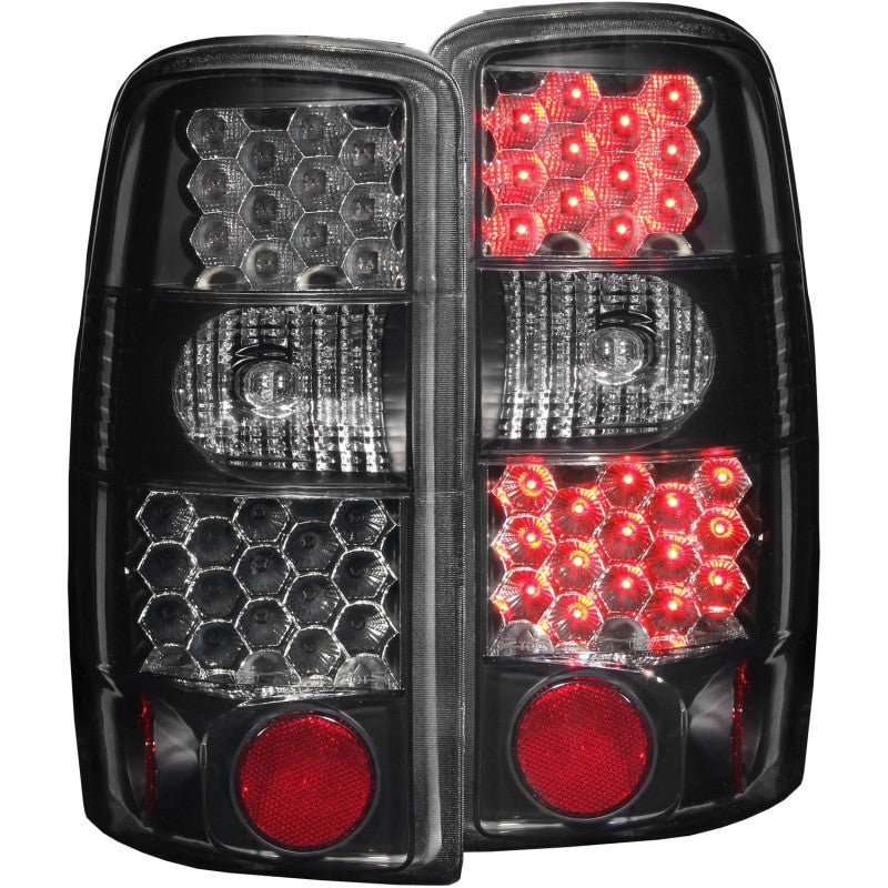 ANZO 2000-2006 Chevrolet Suburban LED Taillights Dark Smoke - Crew Original