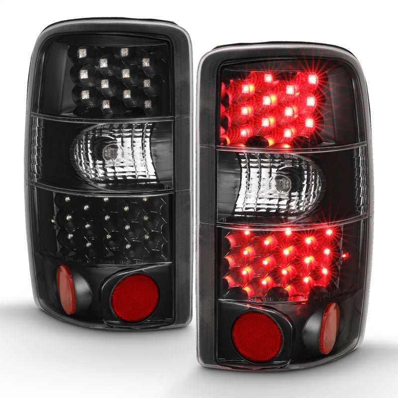 ANZO 2000-2006 Chevrolet TahOE Led Taillights Black/Clear - Crew Original