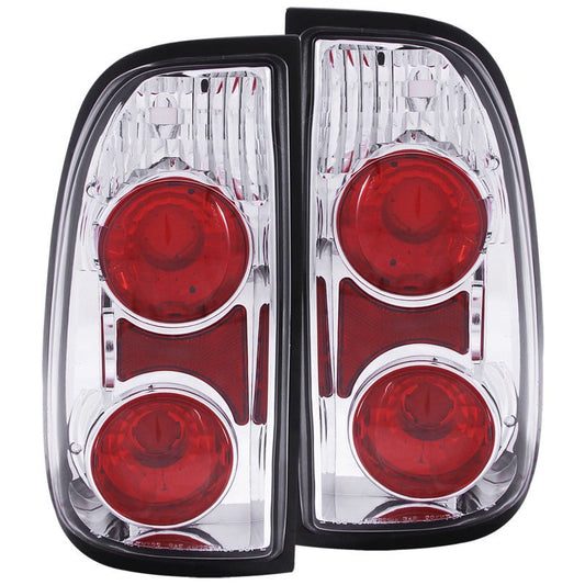 ANZO 2000-2006 Toyota Tundra Taillights Chrome - Crew Original