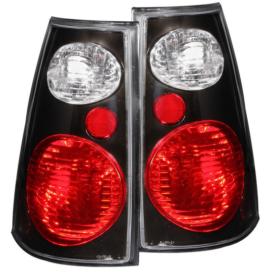 ANZO 2001-2005 Ford Explorer Taillights Black - Crew Original