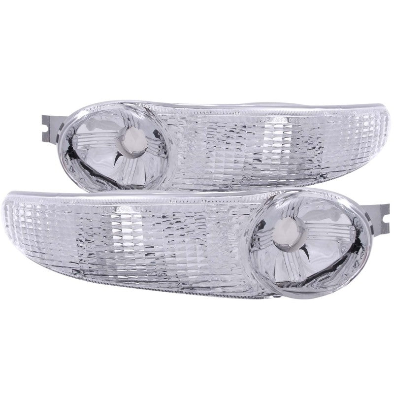 ANZO 2001-2006 Gmc Yukon Denali Euro Parking Lights Chrome - Crew Original