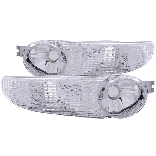 ANZO 2001-2006 Gmc Yukon Denali Euro Parking Lights Chrome - Crew Original